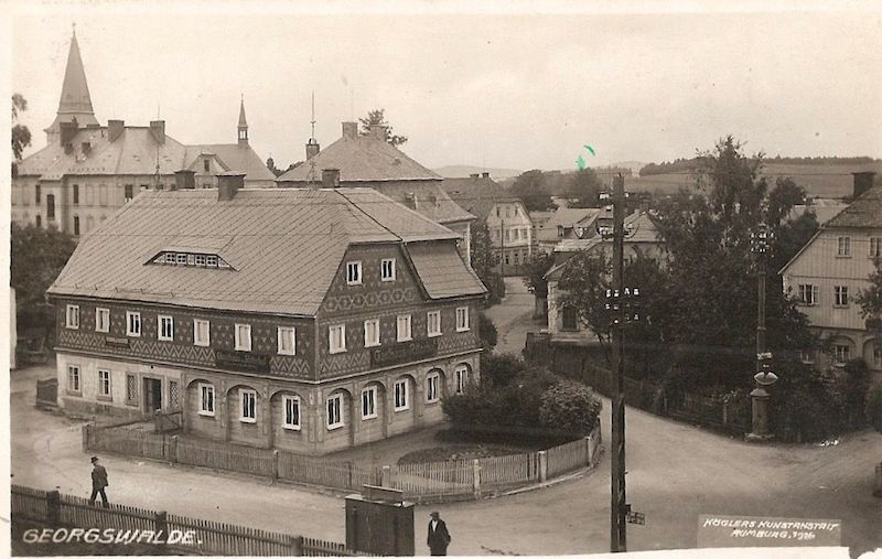 Datei:Georgswalde Ghs Ritterhof um 1926.jpg