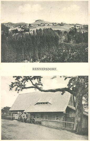 AK-Rennersdorf-Panorama-Radfahrer-vor-einem-Haus.jpg