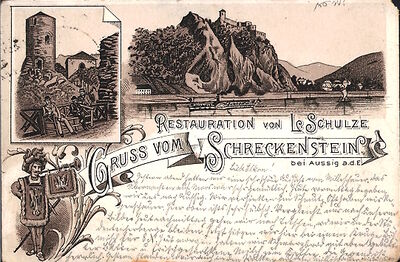 Vorlaeufer-Lithographie-Aussig-a-d-E-1892-Restaurant-von-L-Schulze-Burg-Schreckenstein.jpg